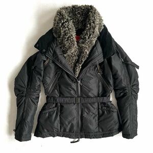 Marithé + Francois Girbaud black feather down puffer